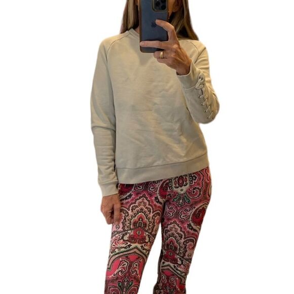 AllSaints Yara Laced Long Sleeve Sweatshirt Top Size S - Picture 4 of 16